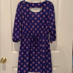 Quarter sleeve dress